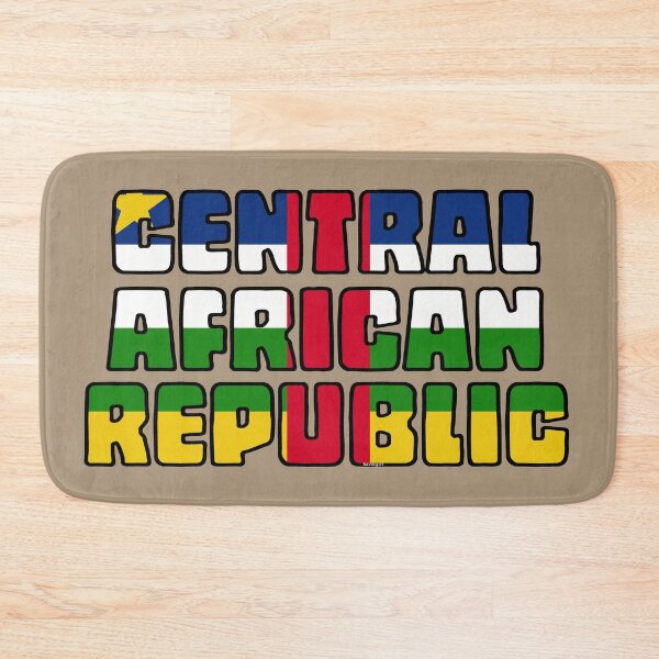 Item preview, Central African Republic Font with Flag designed and sold by Havocgirl.