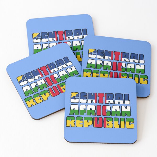 Item preview, Central African Republic Font with Flag designed and sold by Havocgirl.