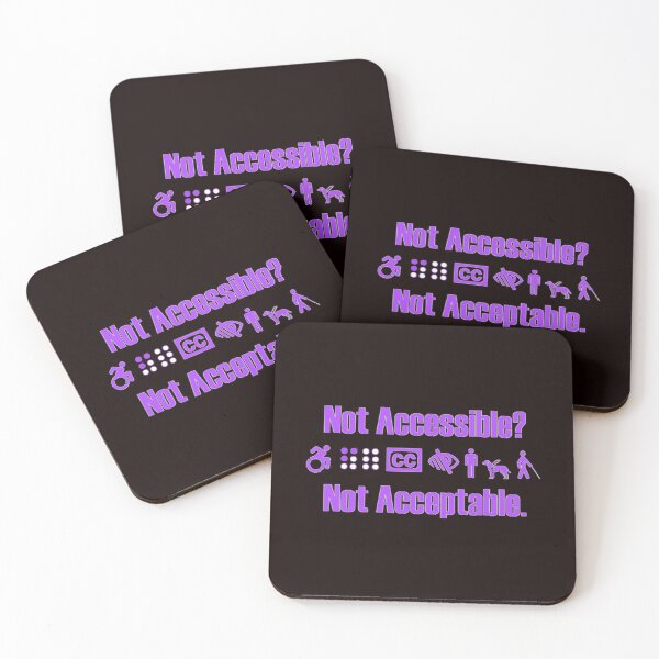 Item preview, Not Accessible? Not Acceptable. designed and sold by cond.e.mned.