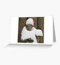 Snow Fashion Greeting Card