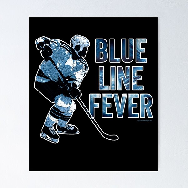 Born to play hockey Pillow blue lines