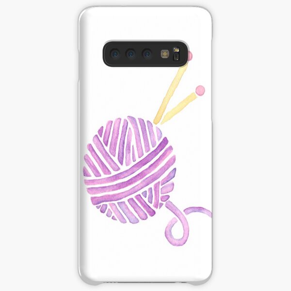 Ball of Yarn - Knitting Watercolor Samsung Galaxy Snap Case