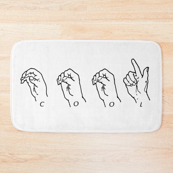 Item preview, "COOL" spelled in sign language.  designed and sold by John-Paul Sanders.