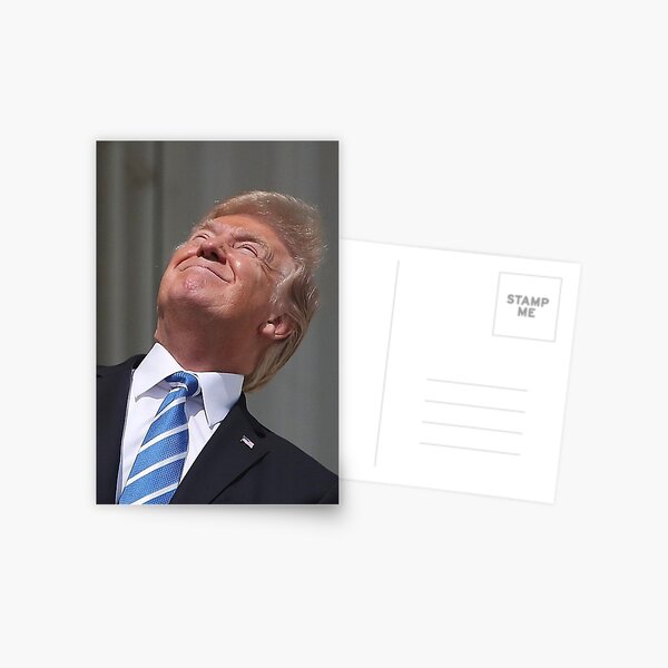 Item preview, Trump Staring at the Solar Eclipse designed and sold by WafflePoutine.