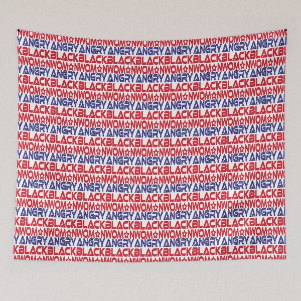 Item preview, #OurPatriotism: Angry Black Womxn (Red, White, Blue) by Onjena Yo designed and sold by Carbon-Fibre Media.