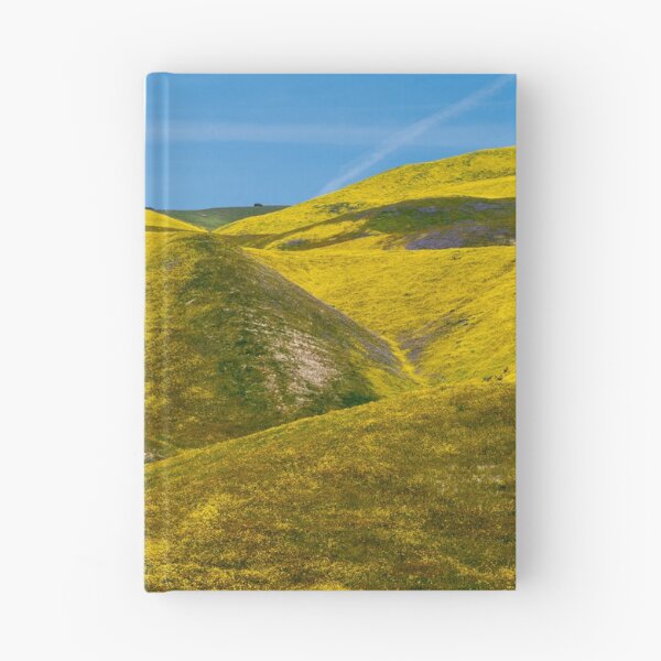 Item preview, Rolling hills of Carrizo Plain National Monument during spring wildflower Super Bloom season designed and sold by mkopka.