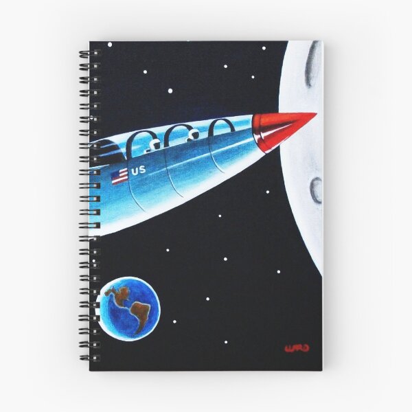 Item preview, X-7 MOON ROCKET designed and sold by ward-art-studio.