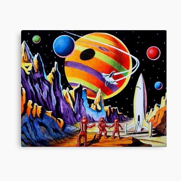 NEW WORLDS Canvas Print