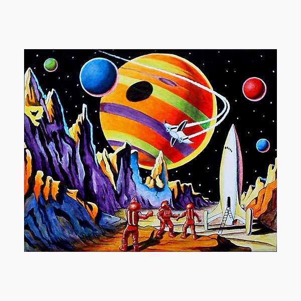 Item preview, NEW WORLDS designed and sold by ward-art-studio.