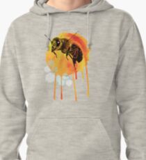 Honey bee watercolour Pullover Hoodie
