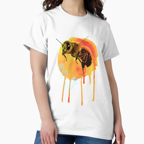 Honey bee watercolour Classic T-Shirt