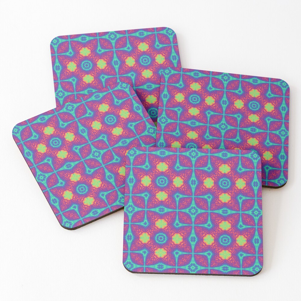 Vista previa del artículo con la obra «Posavasos (lote de 4)», diseñado y vendido por Patterner.