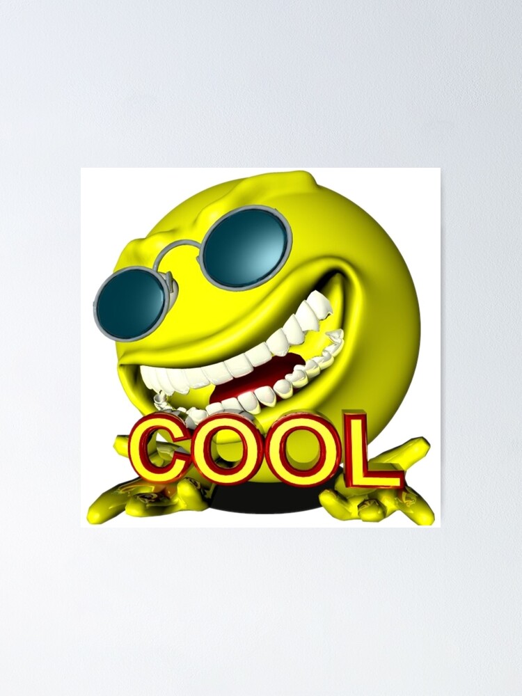 Cool Free Smiley Poster By Jarudewoodstorm Redbubble