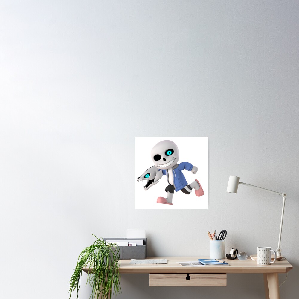 Sans Mii Gunner Poster By Jarudewoodstorm Redbubble - mii gunner roblox