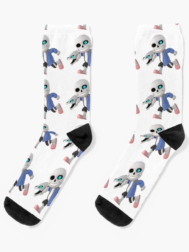 Sans Mii Gunner Socks By Jarudewoodstorm Redbubble - mii gunner roblox