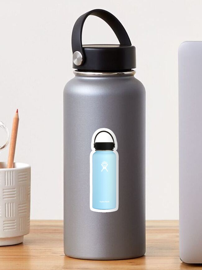 hydro flask water bottle light blue