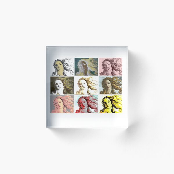 Warhol Venus Acrylic Block