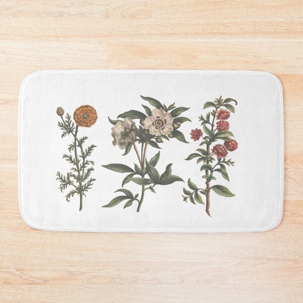 Item preview, Vintage Botanical Flower Chart designed and sold by bohoDecor.