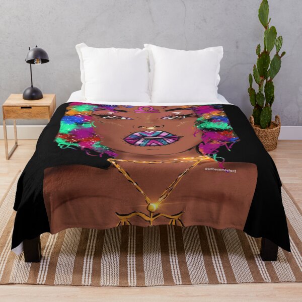 Item preview, Tropical Afro Libra designed and sold by ArtBecomesHer2.