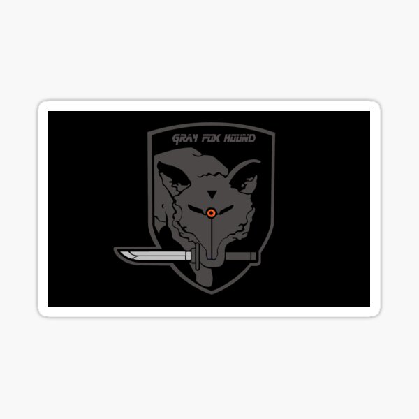 Item preview, Gray Fox Hound Logo - Metal Gear designed and sold by TakaStreamX701.