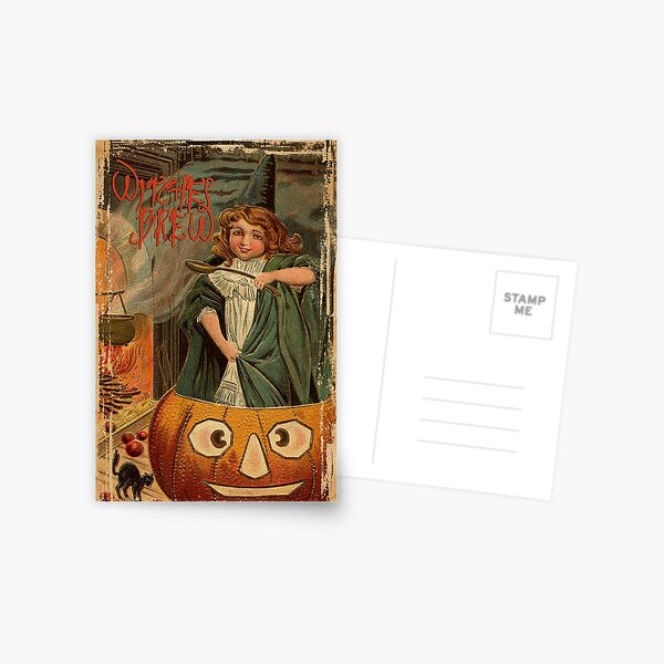Halloween Witches Brew Postcard