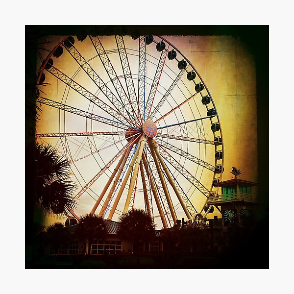Winter Wheel Photographic Print