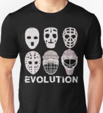 Hockey Goalie Mask Evolution Unisex T-Shirt