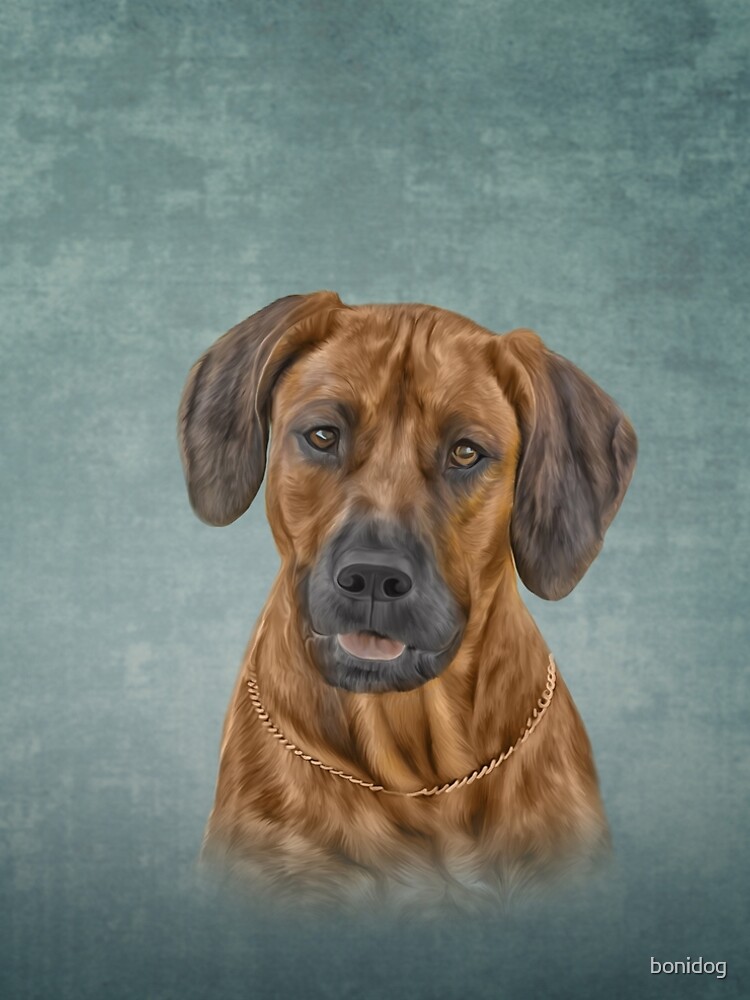 Thumbnail 5 of 5, A-Line Dress, Drawing Rhodesian Ridgeback designed and sold by bonidog.