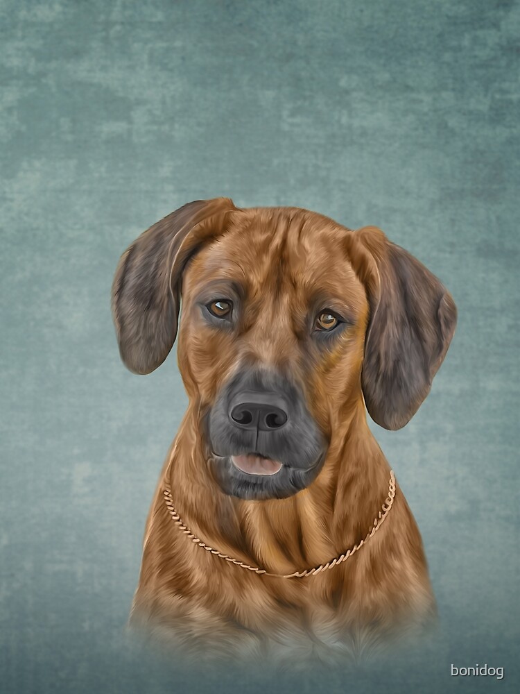 Thumbnail 3 of 3, Scarf, Drawing Rhodesian Ridgeback designed and sold by bonidog.