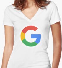 Google G Women's Fitted V-Neck T-Shirt