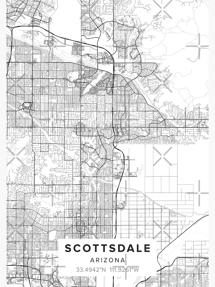 Map Of Arizona Scottsdale