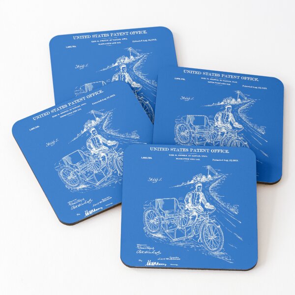 Item preview, Motorcycle Sidecar Patent - Blueprint designed and sold by FinlayMcNevin.