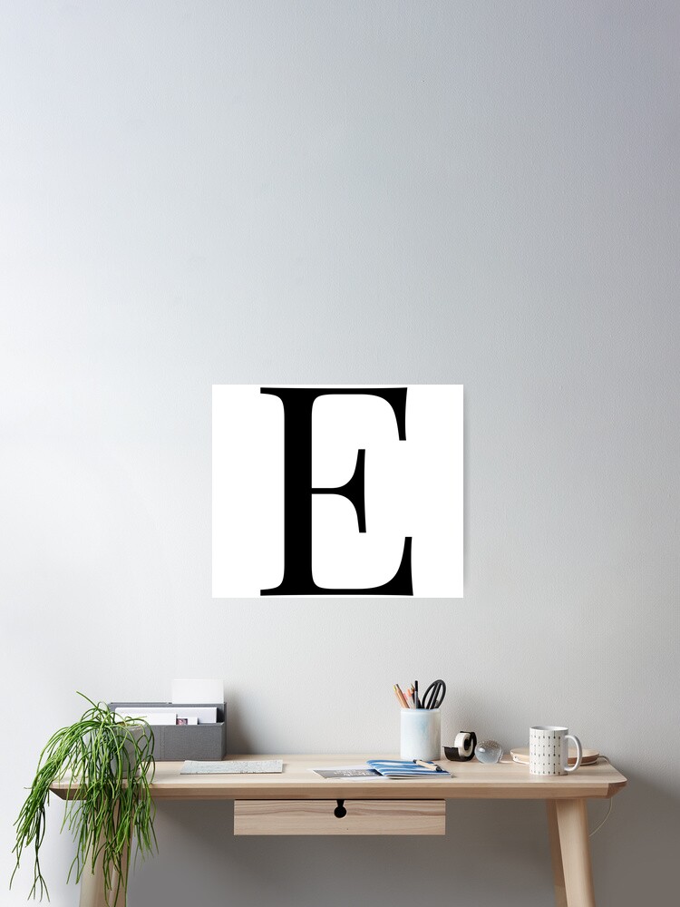 Letter E