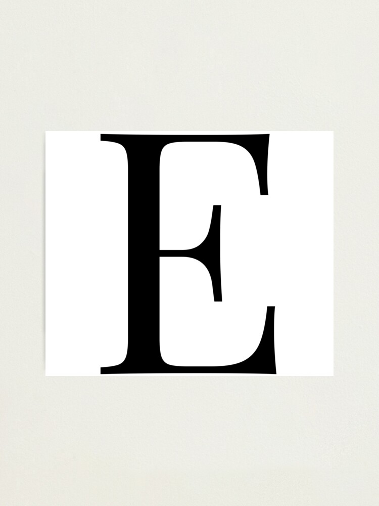 Letter E letter-e-photographic-print-for-sale-by-marwa-sharafeldin-redbubble