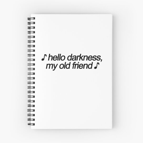Item preview, ♪ Hello Darkness My Old Friend ♪  designed and sold by lollah.