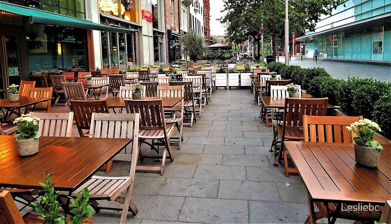 &quot;Open Air Dining&quot; by Lesliebc | Redbubble