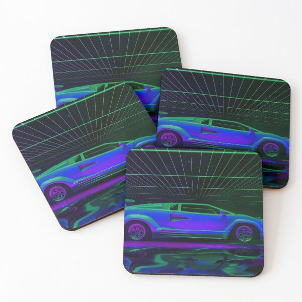 Item preview, Synth-wave Car designed and sold by bradmcker.