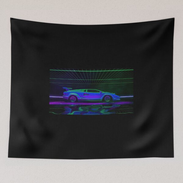 Item preview, Synth-wave Car designed and sold by bradmcker.