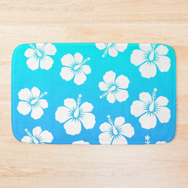 Item preview, Hibiscus flower pattern blue gradient  designed and sold by synthesizer.