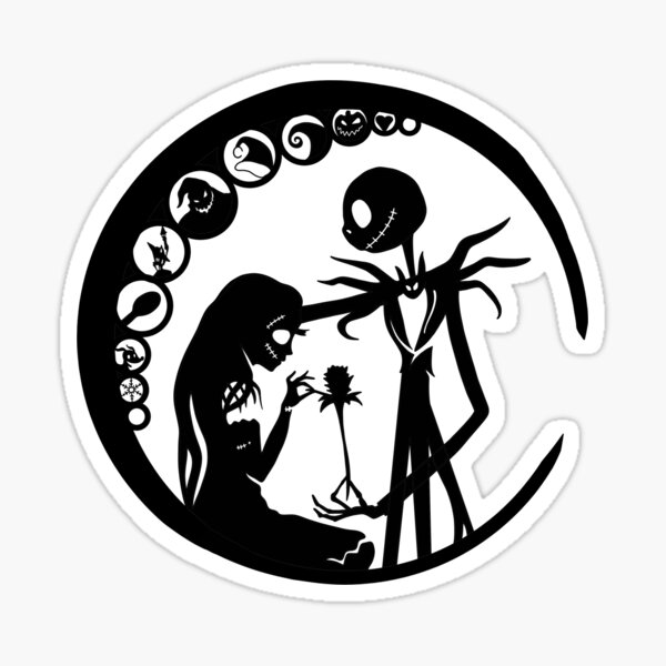 Download Nightmare Before Christmas Stickers Redbubble