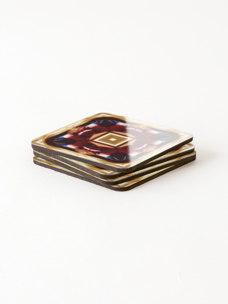 Thumbnail 4 of 5, Coasters (Set of 4), Boxed In designed and sold by IanBiAM.