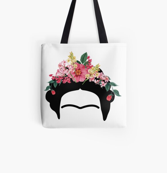 Frida K Bolsa estampada de tela