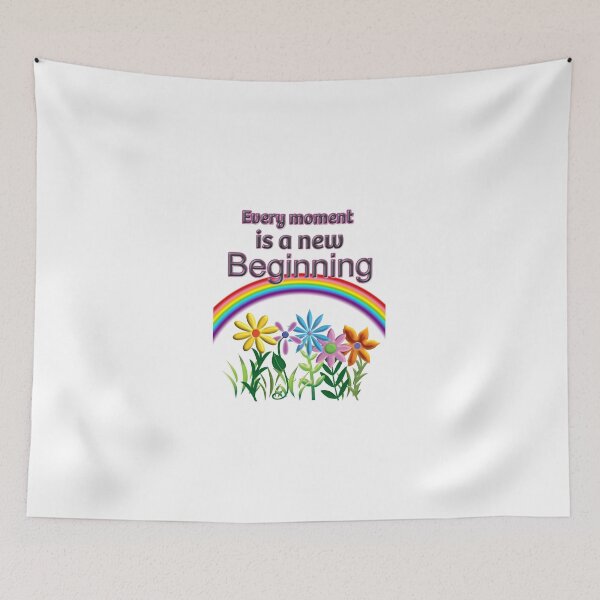 Item preview, Every moment is a new beginning designed and sold by With My Hands By K.