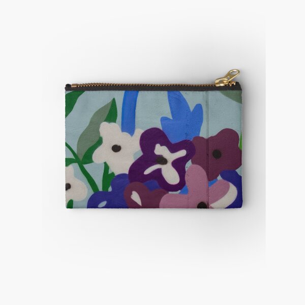 Item preview, Floral Mural in Bluetones designed and sold by LizAlbroPhotos.