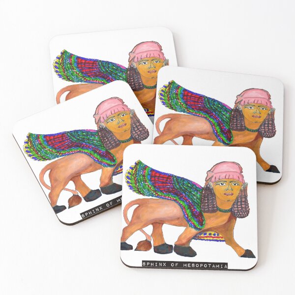 Item preview, Sphinx of Mesopotamia | historical painting  designed and sold by KARTICK DUTTA.