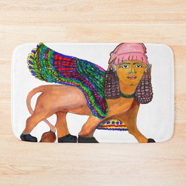 Item preview, Sphinx of Mesopotamia | historical painting  designed and sold by KARTICK DUTTA.