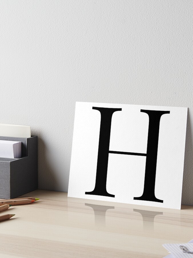 Letter H Decor