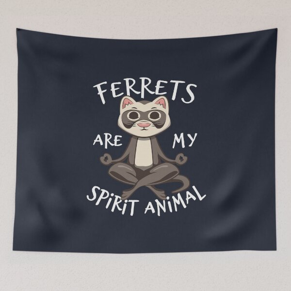 Item preview, Ferret Lover Gift - Ferrets Are My Spirit Animal designed and sold by propellerhead.