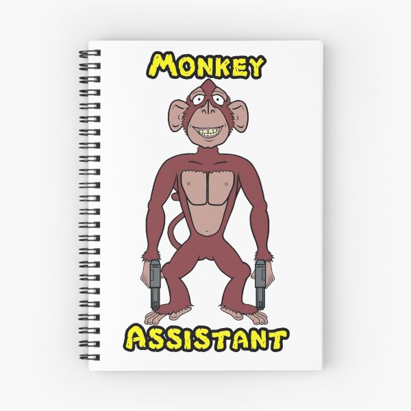 Item preview, Monkey assistant - smile #1 designed and sold by hoofster.