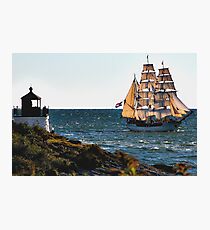 Newport, RI, a tall sailing ship Photographic Print